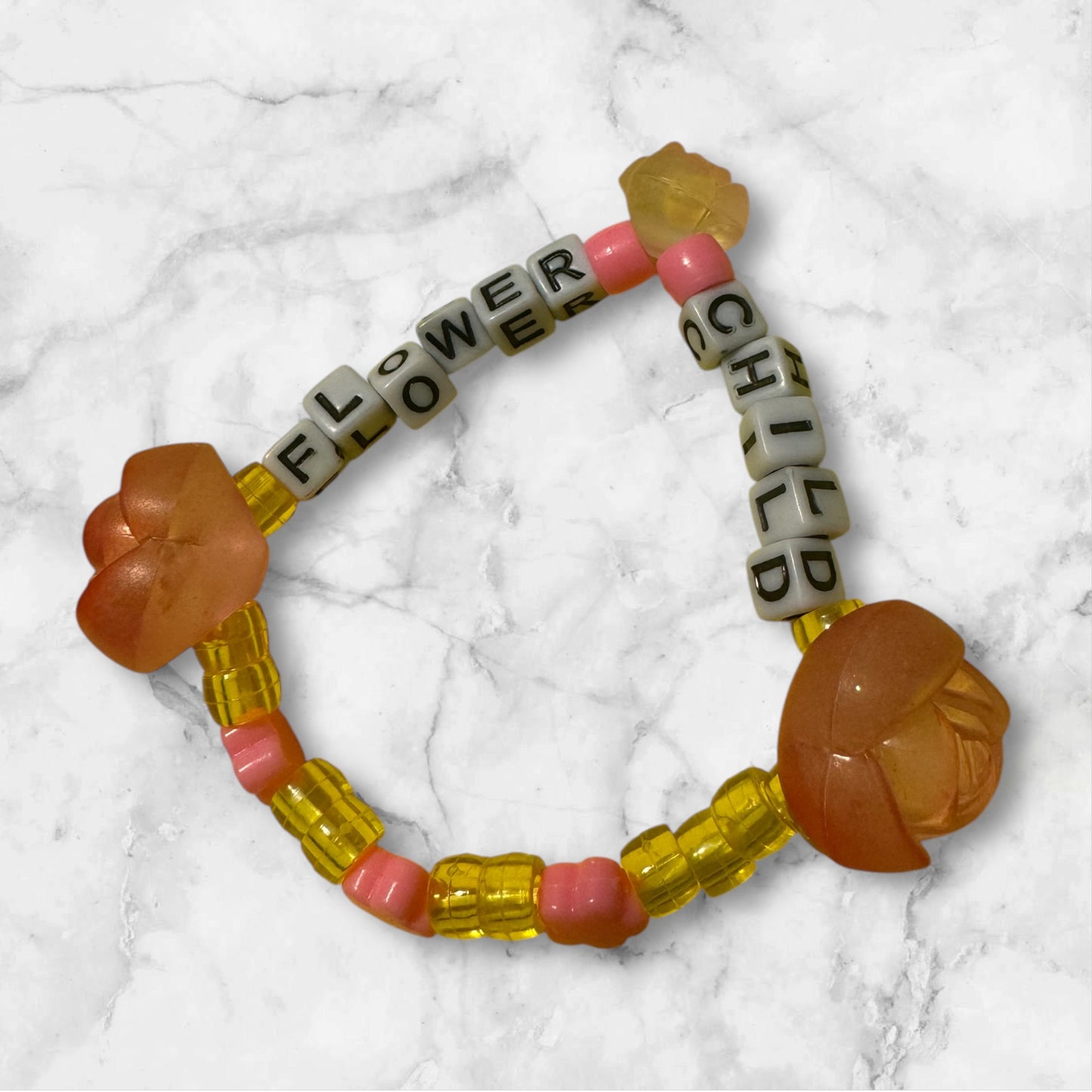 “Flower Child” Kandi Bracelet