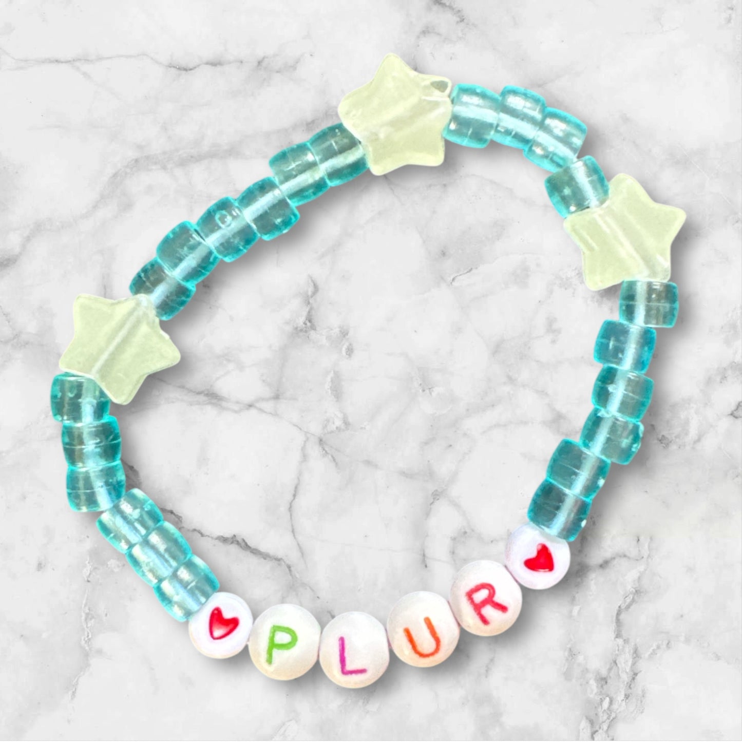 “PLUR” Kandi Bracelet