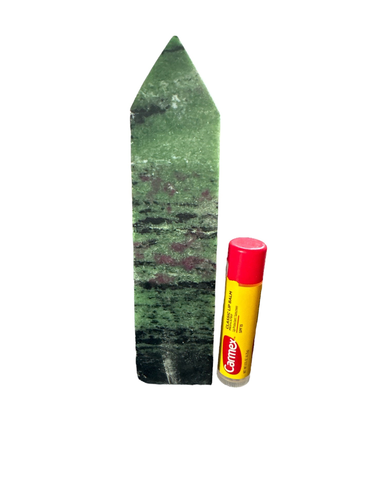 XL Ruby in Zoisite Crystal Tower