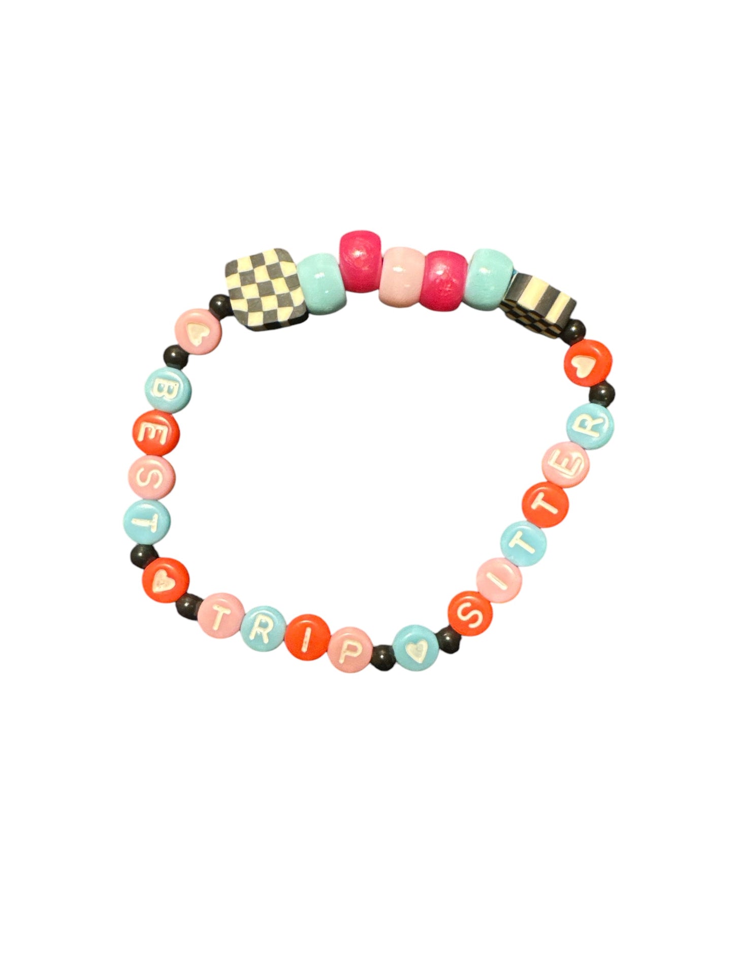 “Best Trip Sitter” Kandi Bracelet