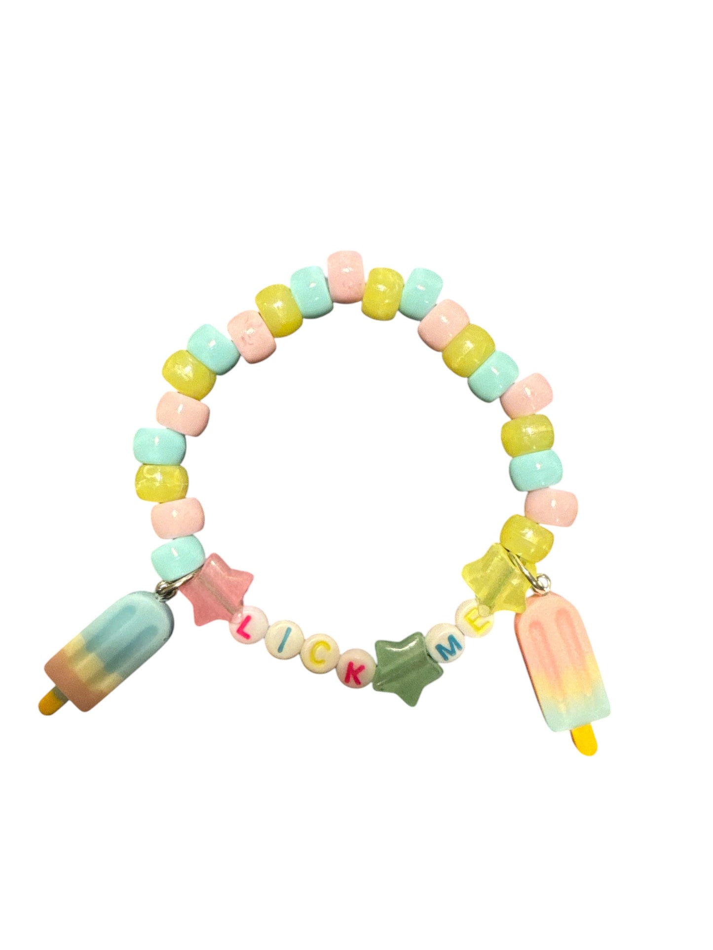 “Lick Me” Kandi Bracelet