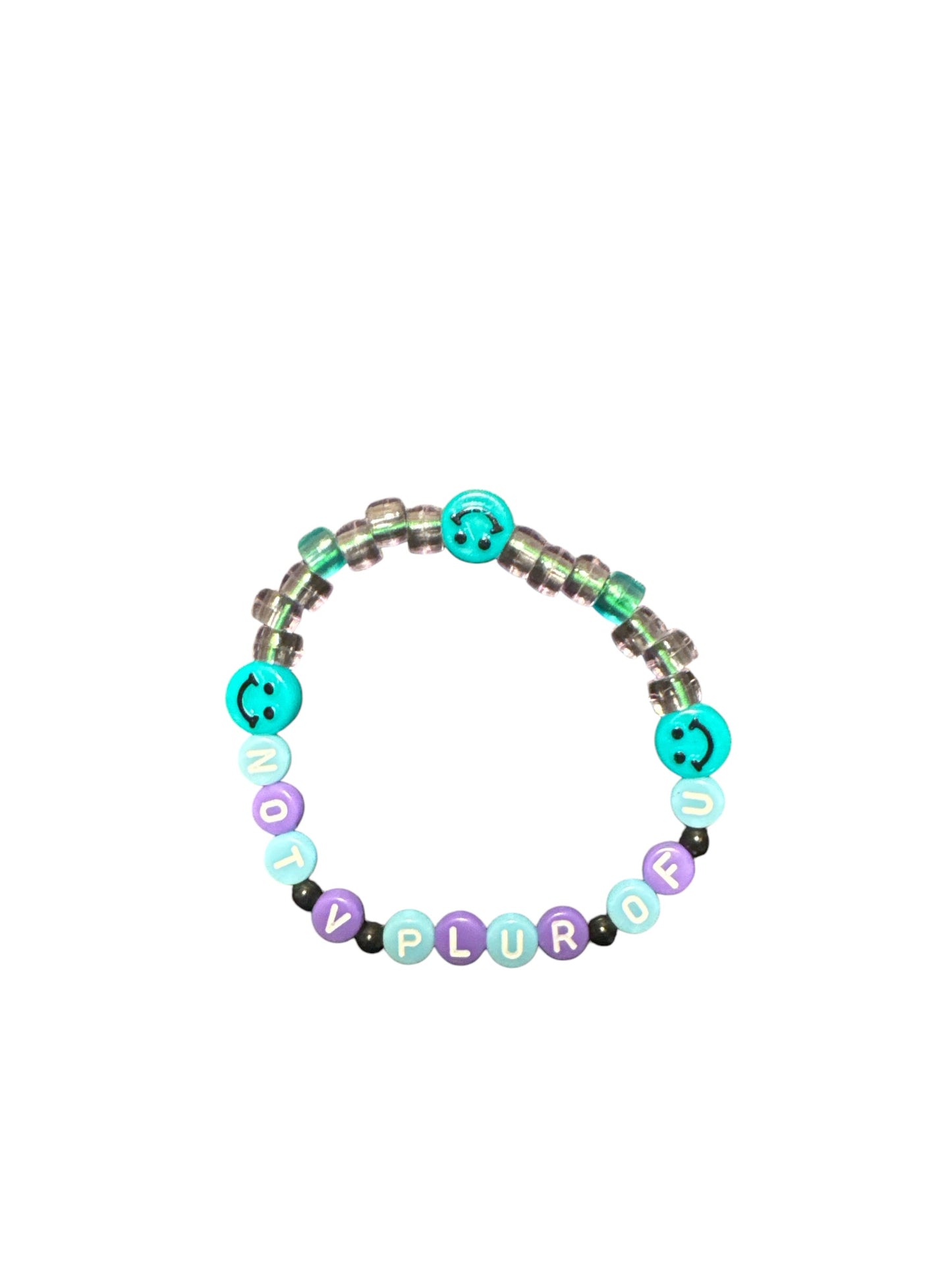 “Not V PLUR Of U” Kandi Bracelet