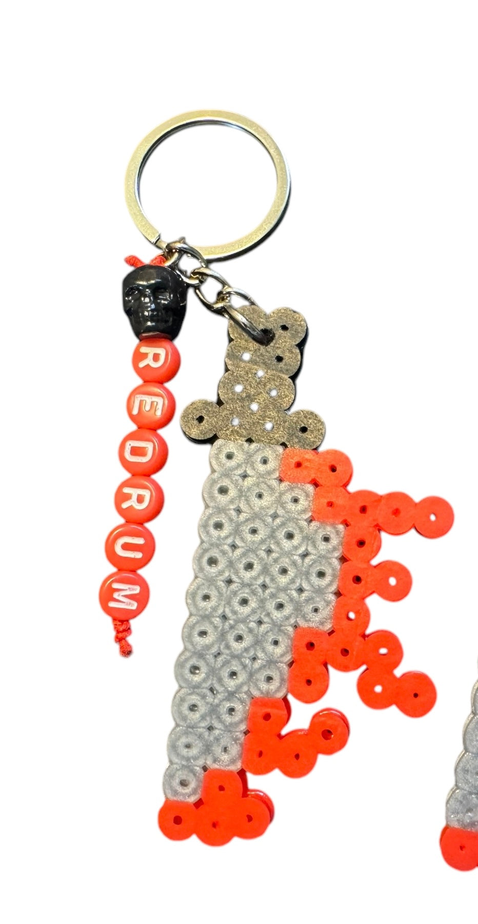 “Redrum” Perler Bead Knife Keychain
