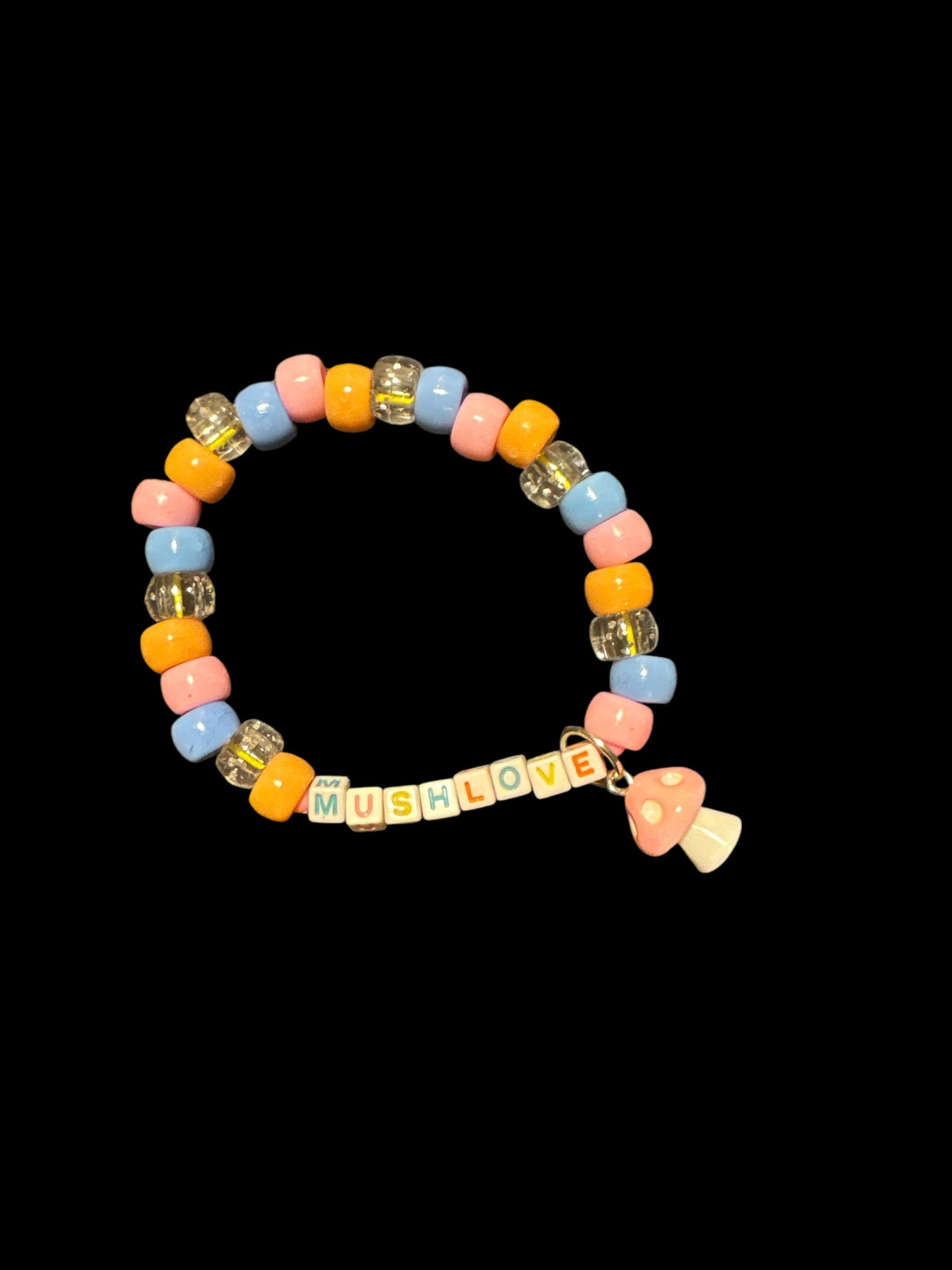 “MushLove” Kandi Bracelet