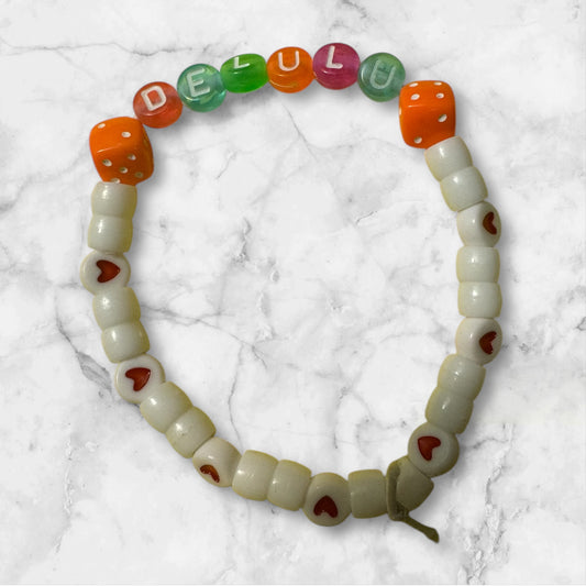 “Delulu” Kandi Bracelet