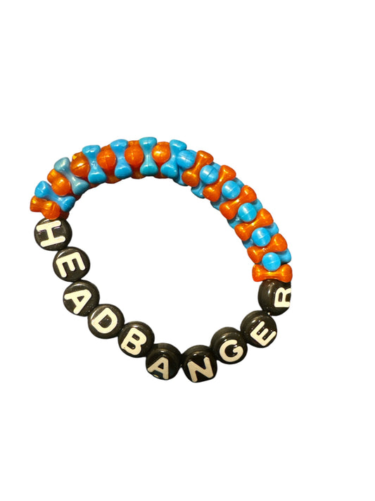 “Headbanger” Kandi Bracelet