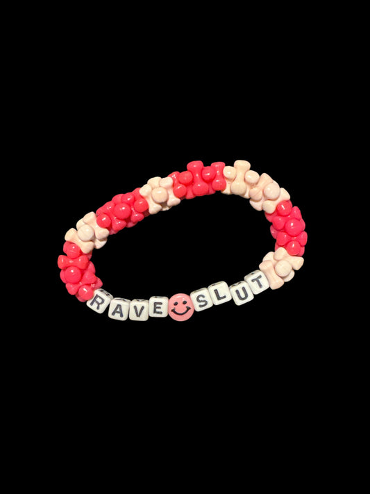 “Rave Slut” Kandi Bracelet